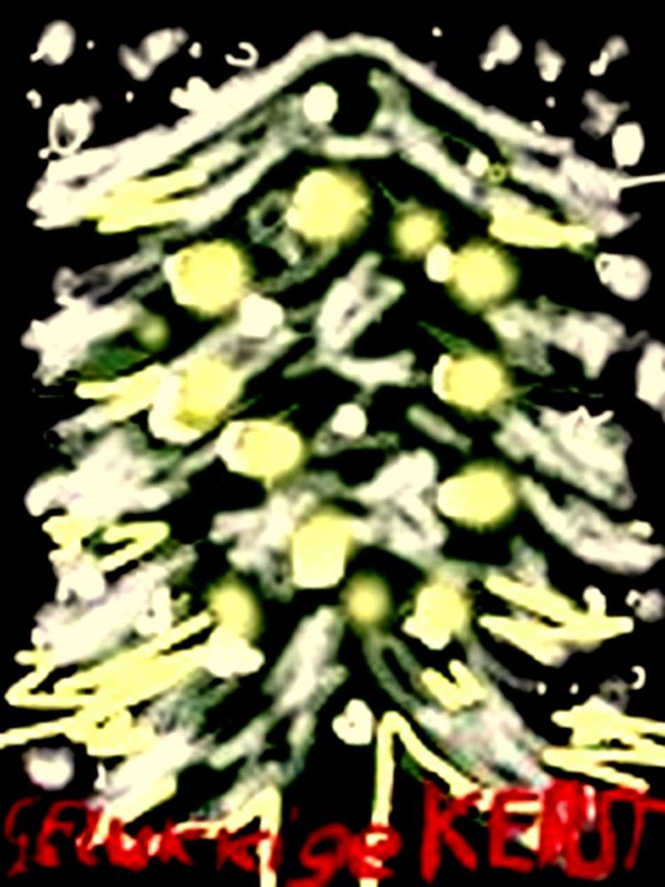 iPad kerstboom door Rita Koolstra