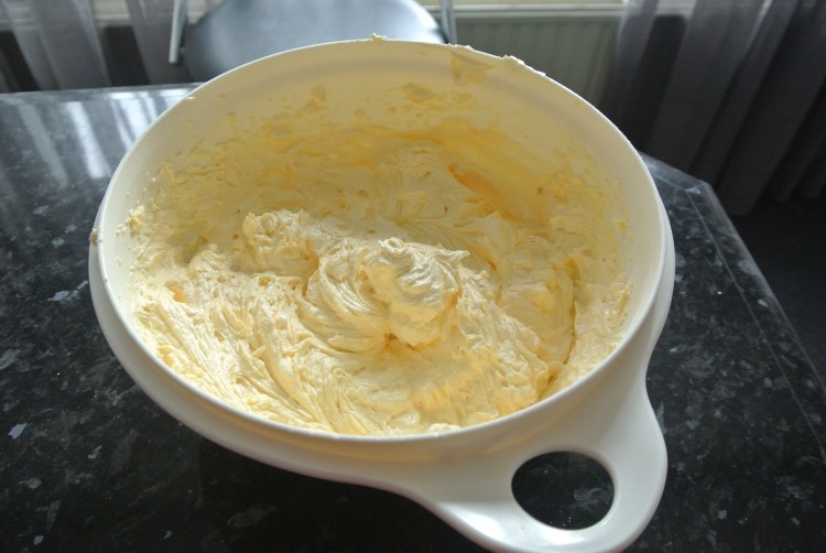 Restje cognac in het beslag. Foto door Rita Koolstra.