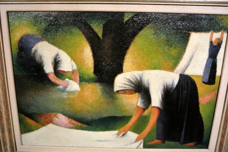 Tobeen, wasvrouiwen. Foto door Rita Koolstra