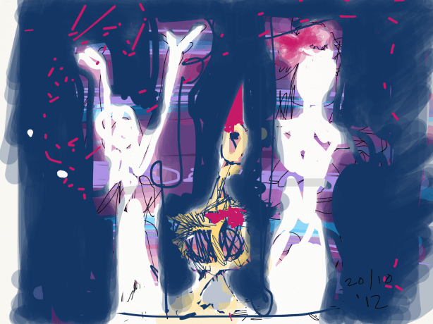 iPad kunst door Rita Koolstra