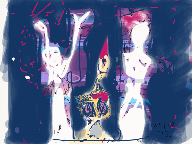 iPad kunst door Rita Koolstra