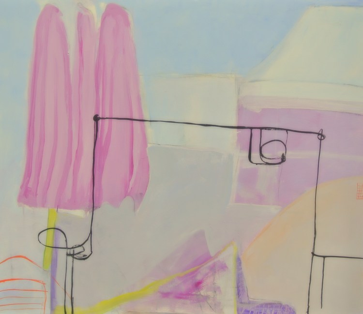 Summertimes are coming. 100 x 120 cm door Rita Koolstra