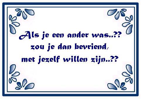 Tegeltjeswijsheid, is ook van te leren.