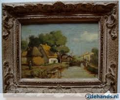 foto van oud schilderij